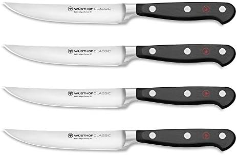Комплект ножове за стек WÜSTHOF Classic от 4 теми