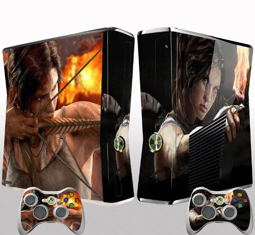 Vinyl стикер за Xbox 360 skins tomb raider 9 за конзолата xbox slim