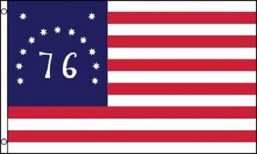 Флаг Беннингтона 76 Американското Историческо Знамето 1776 г., с Вымпелом на Войната за независимост 3x5