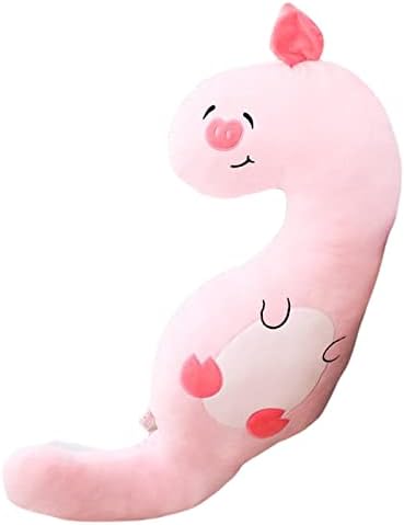 SRLIWHITE Голяма възглавница с животни и играчка Плюшен Динозавър Прасе Възглавница е Кукла Играчка за подарък (Цвят: Розово