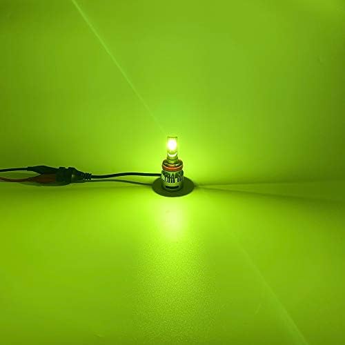 H11 H8 H16, led Фарове за лампи Лимон жълто/Лаймово-зелена на цвят СЪС СДС светодиодни чипове, Антимерцающий Декодер, Супер Ярък 4300 Лумена, 9-30 vdc, 28 W, IP67, Водоустойчива, Регу