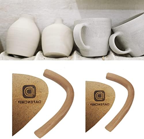 Форма за писалки Керамични Чаши DAFENCHI за глина, Форми за Писалки Малки Чаши за Малки Чаши, Инструмент за производство на дръжки Steins за Керамика (12 парчета)