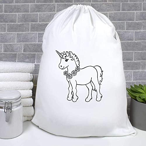 Чанта за дрехи /измиване/за съхранение на Azeeda 'Floral Unicorn' (LB00020783)