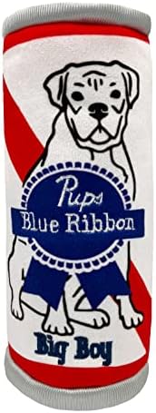 H & K за кучета Power Plush | Синята лента за кученца (малка) | Забавна играчка за куче | Играчка за кучета с пищалкой | Подарък