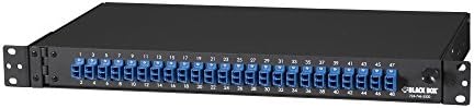 Оптоволоконная панел 1u за инсталиране на багажник на мрежови услуги на Black Box, загруженная с помощта на ((JPM385A)