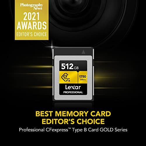 Lexar Professional карта CFexpress 128 GB Type-B (LCFX10-128CRBNA) и литиево-йонна батерия Nikon EN-EL15c за съвместими