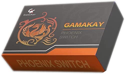 Безшумен Line механичен прекъсвач клавиатура GK GAMAKAY, 70 бр./опаковане., преминете GamaKay Финикс, 3-контактни ключове с предварителна смазка за механична геймърска клавиат