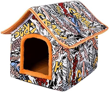 CXDTBH Легло За Домашни Кучета Дом Зимата е Топло Куче Конура Гнездо Сгъваема Мека мека мебел Възглавница Удобни Аксесоари За Спане на Домашни Любимци