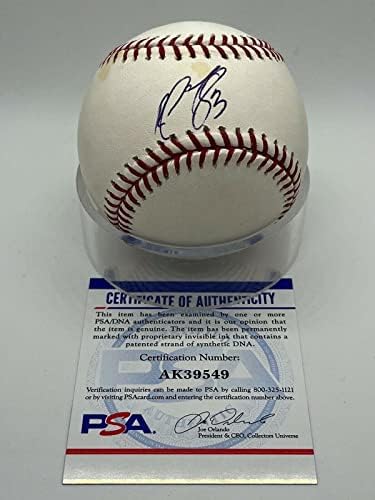 Рубен Готей Роялс Мец Брейвз Подписа Автограф на Официалния Бейзболен PSA ДНК - Бейзболни Топки С Автографи