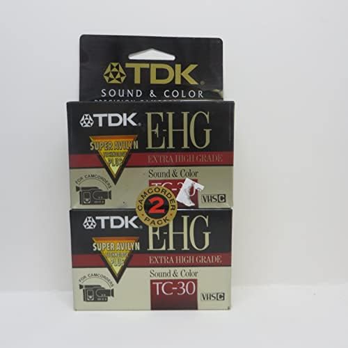 Pk/2 x 3: Касета за видеокамера Tdk Vhs-C (TC-30HGL2)