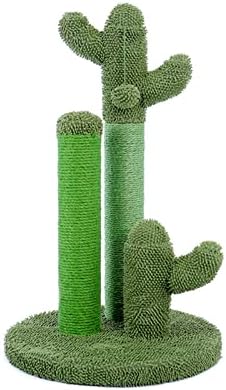 CXDTBH M/L Когтеточка за котки Cactus с сизалевой въже, Когтеточка за котки, Кактус, за млади и възрастни Котки, играчка за катерене (Цвят: D, размер: 43x43x69 см)