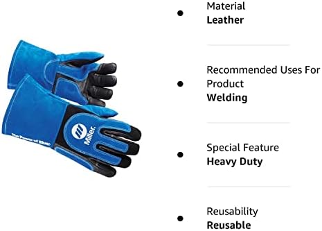 Ръкавици за заваряване Милър Electric MIG/Stick Стик, PR, Големи (263339)