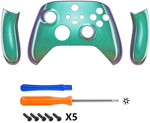 Екстремни Хамелеон Зелено, Лилаво Пълен Комплект Корпус с капак на Отделението за батерията на контролера на Xbox X Series /S Контролер