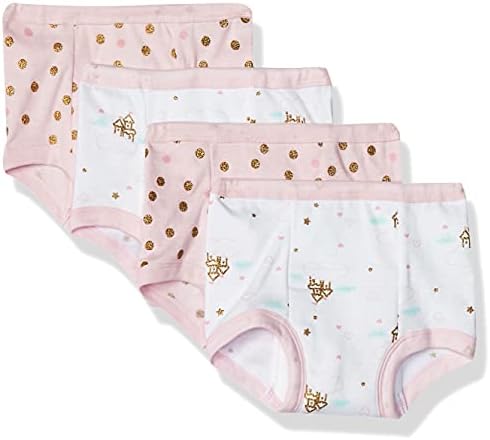 Панталони за приучения да гърне и бельо Gerber Baby Girls' за бебета и деца от 4 опаковки