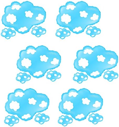 18 бр. бял облак балон синьо небе времето балон за Момчета и Момичета, душата на дете, рожден ден украси за доставка