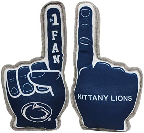 NCAA Penn State Nittany Lions 1 Играчка-фен на кучета и котки. Най-добрата твърда играчка за домашни ЛЮБИМЦИ с Вътрешната пищалкой.