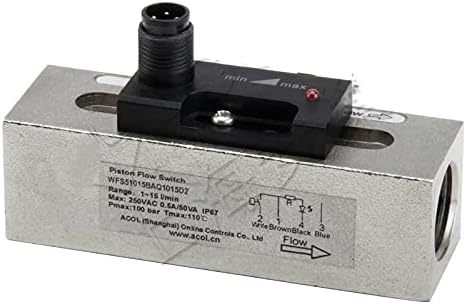 сензор за дебита на водата премина бутални тип switch разхода на вода DN15/DN20/DN25 м вода от неръждаема стомана разходомер за вода - (Размер: