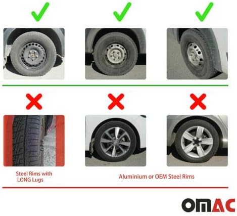 Джантите OMAC 16 Инча за Subaru Outback Сив и Лилав цвят 4 бр. Капака Джанти - Шапки ступиц - Подмяна на външната повърхност на автомобилни гуми