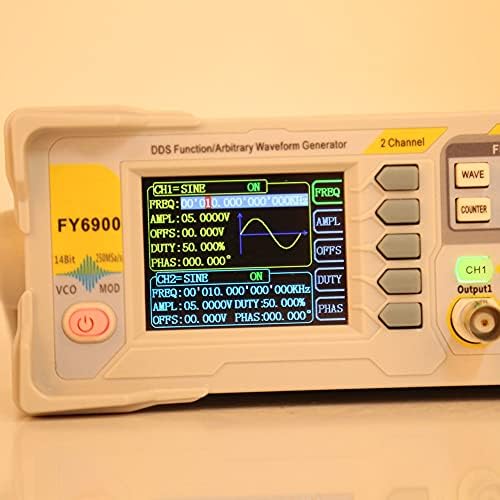 Брояч на сигнали, М честота на сигнала с LCD екран 0-40 Mhz 2,4 инча за електрическо изпитване с цел преподаване и научни изследвания (штепсельная вилица САЩ 110)