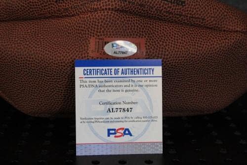 Бил Parcells Подписа Футболен Автографи Wilson Auto PSA/DNA AL77847 - Футболни топки С автографи