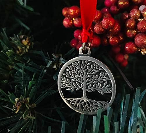 Коледна украса от Калаено-Малко Дърво с Кръговрат на Живота