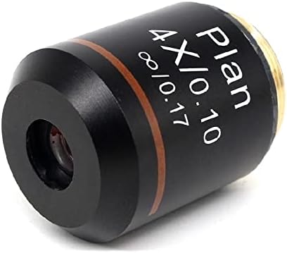 Комплект аксесоари за микроскоп XMSH за възрастни 4X, 10X 40X 100X Обектив в безкрайни отношение, 45 мм Монтажна резба, аксесоар