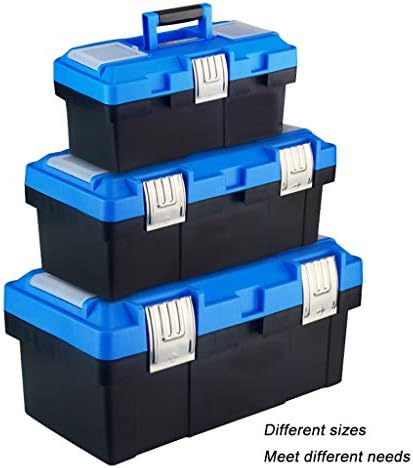 Кутии за инструменти GOOFFY Пластмасов комплект инструменти с Чекмедже Удобна дръжка и Капаче Набор от инструменти за ежедневна