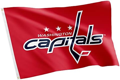 Знамена с пустинен Кактусом Вашингтон Кепитълс Отбор НХЛ Националната хокейна лига от Полиестер За помещения и на улицата размер 3x5 фута (дизайн № 1)