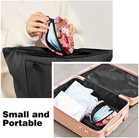 Чанта за съхранение на Хигиенни Кърпички ORYUEKAN, Преносими Многократна употреба Менструални Тампони джоб, Чанта за Съхранение на