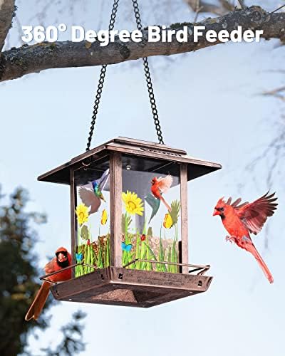 Специални хранилки за птици на улицата, диви птици, Метални Слънчева ясла за птици на открито, Окачени Идеи за подаръци за любителите