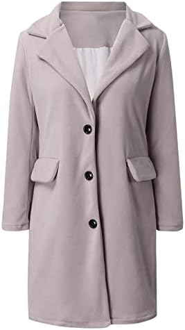 FOVIGUO Празнични Палто с отворена предна част, Дамски Ежедневни Палто С Дълъг ръкав, Листове От Полиестер, Удобен джоб, Удобен за потребителя,