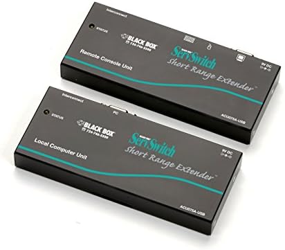 Удължителен кабел Black Box KVM, Малък радиус на действие-75 фута, VGA, USB, CATx