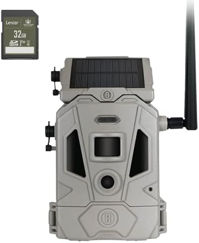 Камера Bushnell CelluCORE 20 Solar Trail, Ловна камера с ниско ниво на блясък и Подвижни слънчев панел с Допълнителни опции (SD карта)
