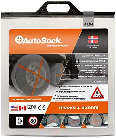 AutoSock AL64 - Алтернатива на шинным вериги за товарни автомобили и автобуси - Лесни за инсталиране зимни чорапи