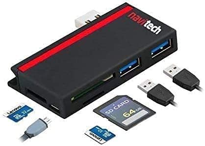 Navitech 2 в 1 Лаптоп /таблет USB 3.0 / 2.0 Адаптер-hub /Вход Micro USB устройство за четене на карти SD/Micro SD слот, Съвместим с Lenovo