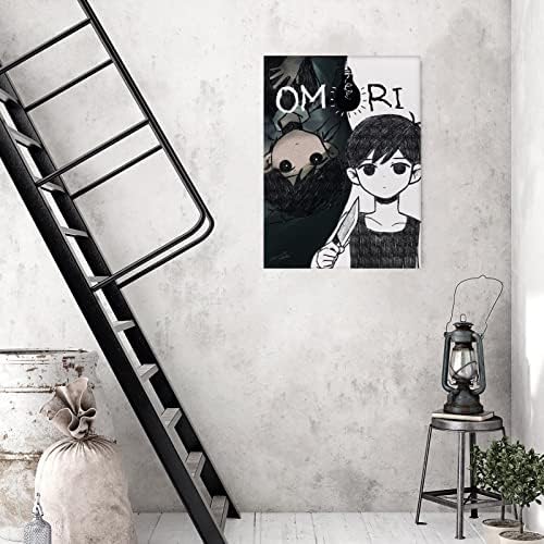 LuxBay Omori Платно Плакат Без Рамка Стена Арт Принт За Декорация на Дом, Офис, Хотел 16x24 Инча