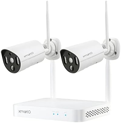 [Топлинното истинското откриване] XMARTO 10CH 2K Система за видеонаблюдение с автоматично проследяване за откриване на човек / домашни