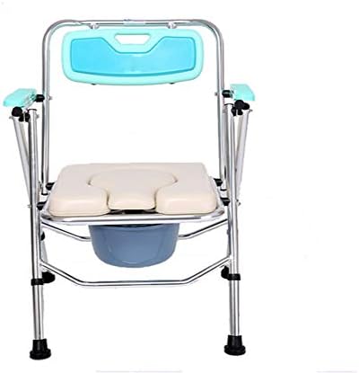 JF-XUAN Мобилен Стол-Скрин, Складное Седалка за Тоалетна, за един Старец, Бременни Жени, Стол за Баня, Седалка За Саксията В Банята,