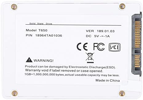 Вътрешен твърд диск Dilwe1 2,5 инча SATA3.0 SSD, по-Висока производителност на твърдия диск, Съвместим с преносими компютри,