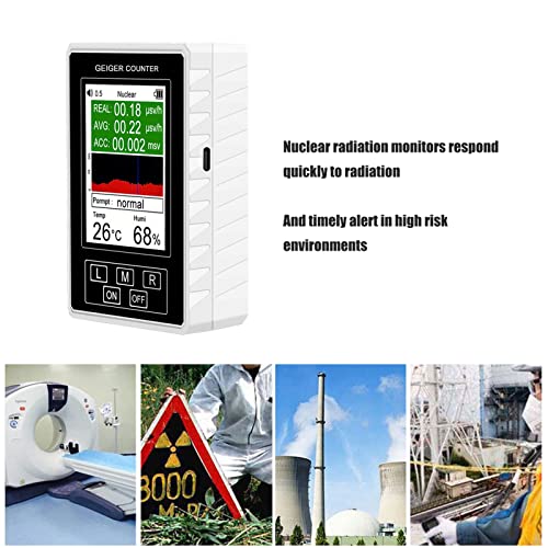 Детектор за радиация, Дозиметър с Широк Диапазон на измерване, който е Чувствителен към по-Бърза реакция, Удобен за Носене LCD дисплей