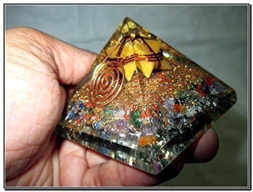 Jet International Crystal Jet Mix Скъпоценен Камък Жълто Нефрит Меркаба Чакра Оргоновая Пирамида Безплатна Брошура Терапия Кристали, Скъпоценни