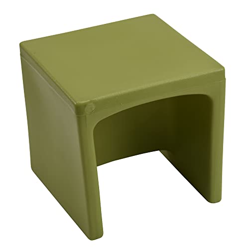 Детски фабрика стол Cube за деца, Мебели с Гъвкави седалки за класната стая за детска градина / Игри стая / Домашно обучение, Стол за деца на закрито / на открито, Fern (CF910-