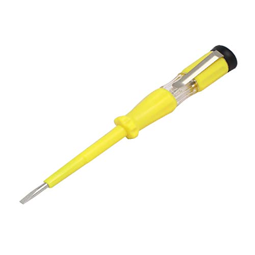 Нов Lon0167 AC 110-250 С функцията детектор на напрежение, Електрически надежден Тест писалка за проверка на ефективността на Накрайник Отвертка Жълт цвят (id: 822 5b 91 918)