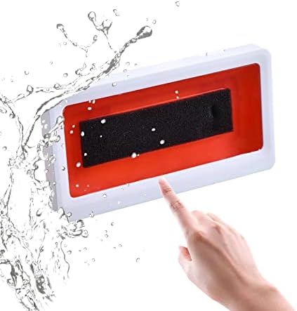 SRHMYWGY Титуляр за телефон за душата Водоустойчив калъф за телефон за душ с въртене на 360 °, Анти-Мъгла, високо-чувствителен