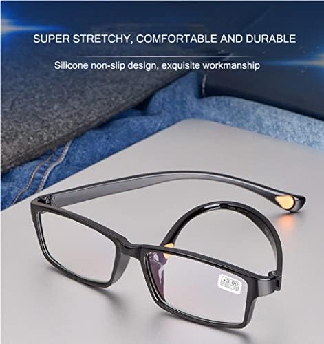 KERUI.1ST Очила за четене със синя светлина, Компютърни Очила за четене, Модерни Спортни Очила За четене В Квадратна Рамка,