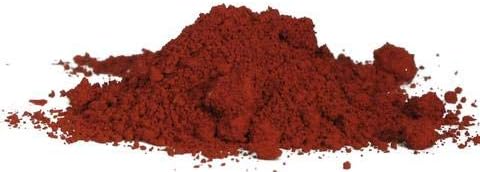 Червен железен оксид – Пигменти за бетон, Глина, Вар, Мазилки, каменна зидария и естествени лакове (1 кг | 2,2 кг)