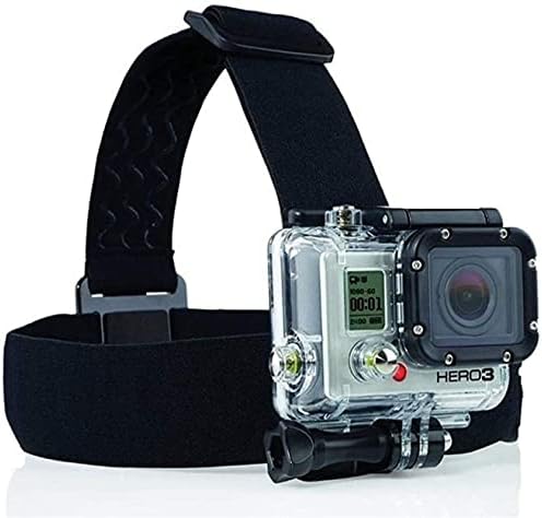 Комбиниран комплект аксесоари за екшън камери Navitech 8 в 1 с Червен калъф - Съвместим с екшън камера Rollei 4K