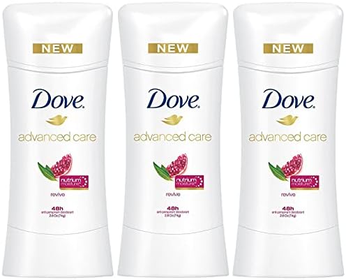 Дезодорант-антиперспиранти Dove Advanced Care, Revive 2,6 грама (опаковка от 3 броя)