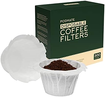Podmate за Еднократна употреба 300 Кафе Хартиени Филтри за една чаша Малко Кафе Филтър K купа с Подложка за Еднократна употреба подаването на молбата за Многократно каф?