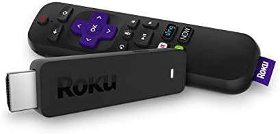 Roku Streaming Stick | Лаптоп; Мощен Стрийминг устройство с гласов дистанционно управление с бутони за включване на телевизора и да